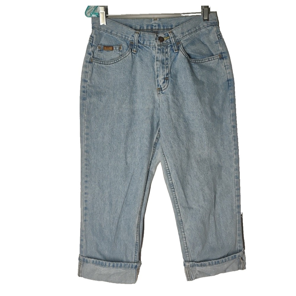 Vintage Riders‎ Women's 6M (26x20) Capris Denim Blue Jeans